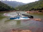 Stainless Steel 1500m3 Lake Weed Removal Machine 3m Length 55Kw