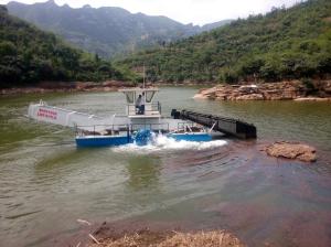 Quality Stainless Steel 1500m3 Lake Weed Removal Machine 3m Length 55Kw wholesale