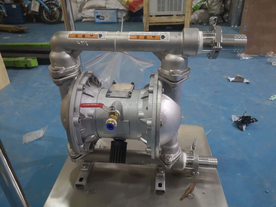 Filling Machine Match Equipment Chemical Liquid Cosmetic Lotion Paste Transfer Pump Air Operated Pneumatic Diaphragm Pum