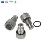 Waterproof screws stainless steel hexagonal slot cylindrical head with rubber