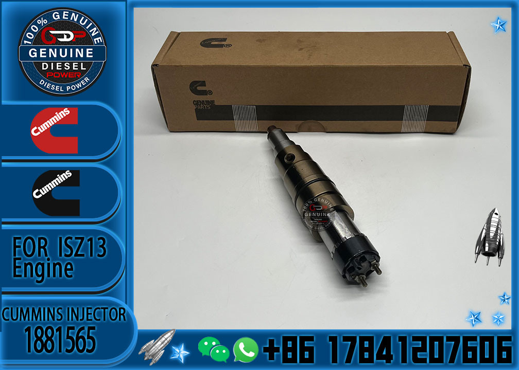 New fuel injector 1881565 common rail injector 1881565 for diesel fuel engine DC13 1933613 2057401 2058444 2419679
