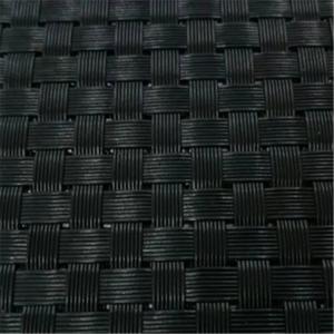 Quality Black PVC Furniture Fabric , Outdoor Vinyl Coated Polyester Mesh Fabric wholesale