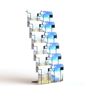 Quality Collapsible 12Wire Pockets Floor Display Stand For Calendar wholesale
