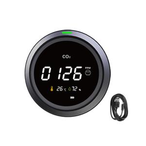 Quality 5000ppm Co2 PPM Meter , PTH-5 Carbon Dioxide Detector wholesale