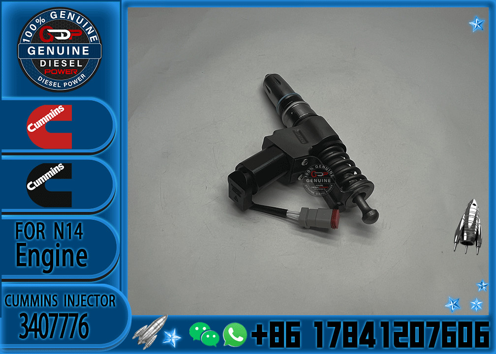 Common Rail Fuel Injector 3407776 3087807 3411385 341176 3409975 For Cummins QSN14 N14 Engine