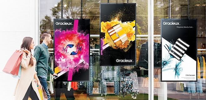 55" 3500nits 24/7 Commercial Grade Single Sided In-window Display