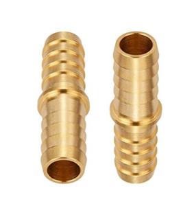Quality 1/4&quot; To 3/16&quot; ID Brass Hose Barb Reducer , Mender Union Barb Fitting Reducer wholesale