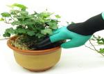 Plant Women'S Work Garden Gloves Long Wrist Wrap Cuff Nylon / Latex Coated