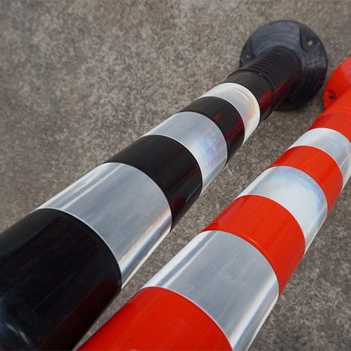 Roadway Safety High Visible Reflective Red PE Traffic Cones For Traffic Control