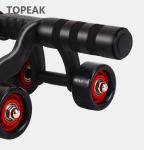 Power Wheel Ab Roller For Core Strength Knee Pad Brake Plate 4.33inches