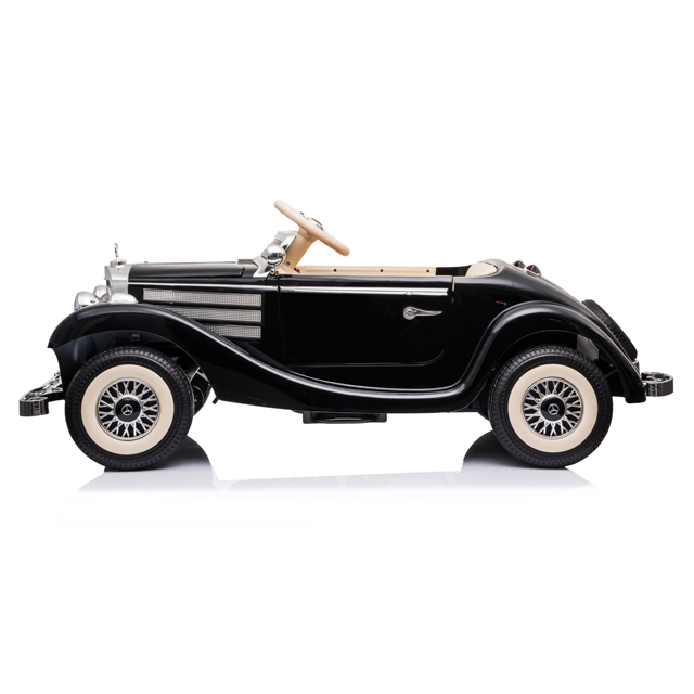 G.W. N.W 23/18.5KG Unisex 12v Vintage Electric Toy Ride On Car with Remote Control