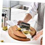Kitchen round cutting board Marble acacia wood splicing cutting board with