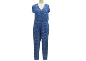 Quality Lotus Leaf Sleeve Womens Jumpsuit Pajamas , Elegant One Piece Romper Pajamas wholesale