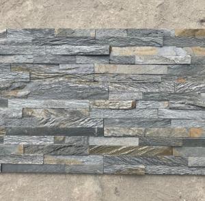 Quality 600x450mm Green Water Wave Quartzite Stone Veneer wholesale