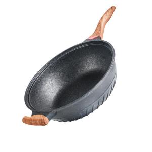 Quality Familiy 12.5 inch Grey Frying Pan 6.62kg Induction Compatible PFOA free wholesale