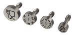 Durable INOX 1.4034 51HRC Precision Mold Parts Date Stamp Mold Date Inserts