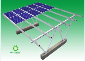 Water Proof Carport Solar Systems / PV Racking System Corrosion Protection