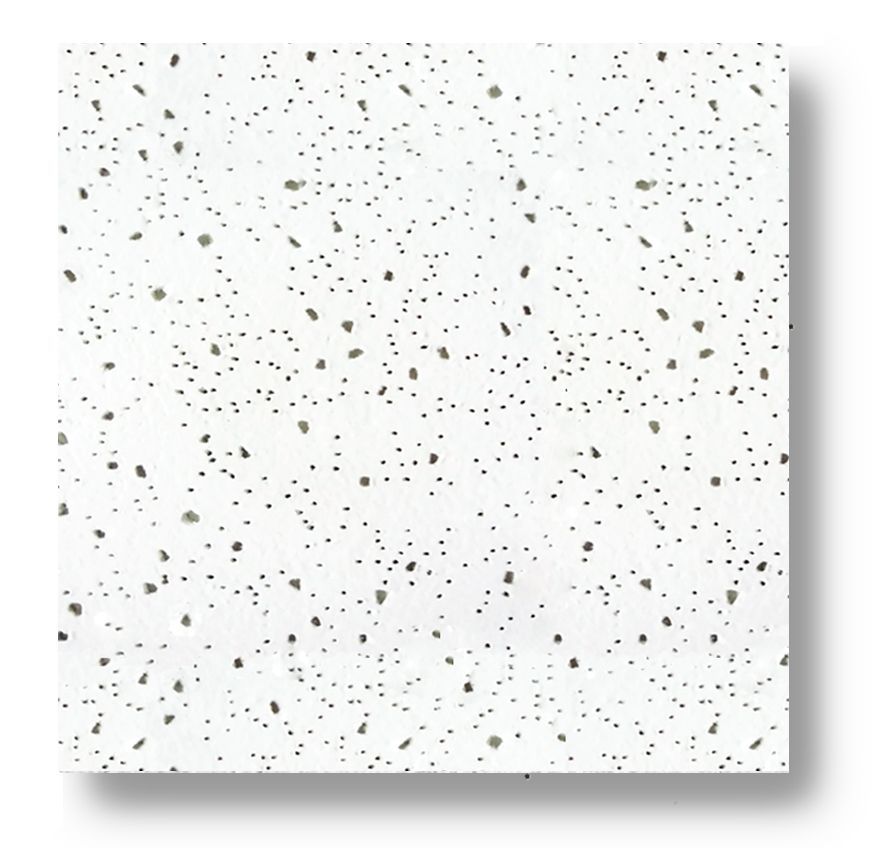 Decorative Material Reinforced Mineral Wool Fiber Ceiling Board / Panel
