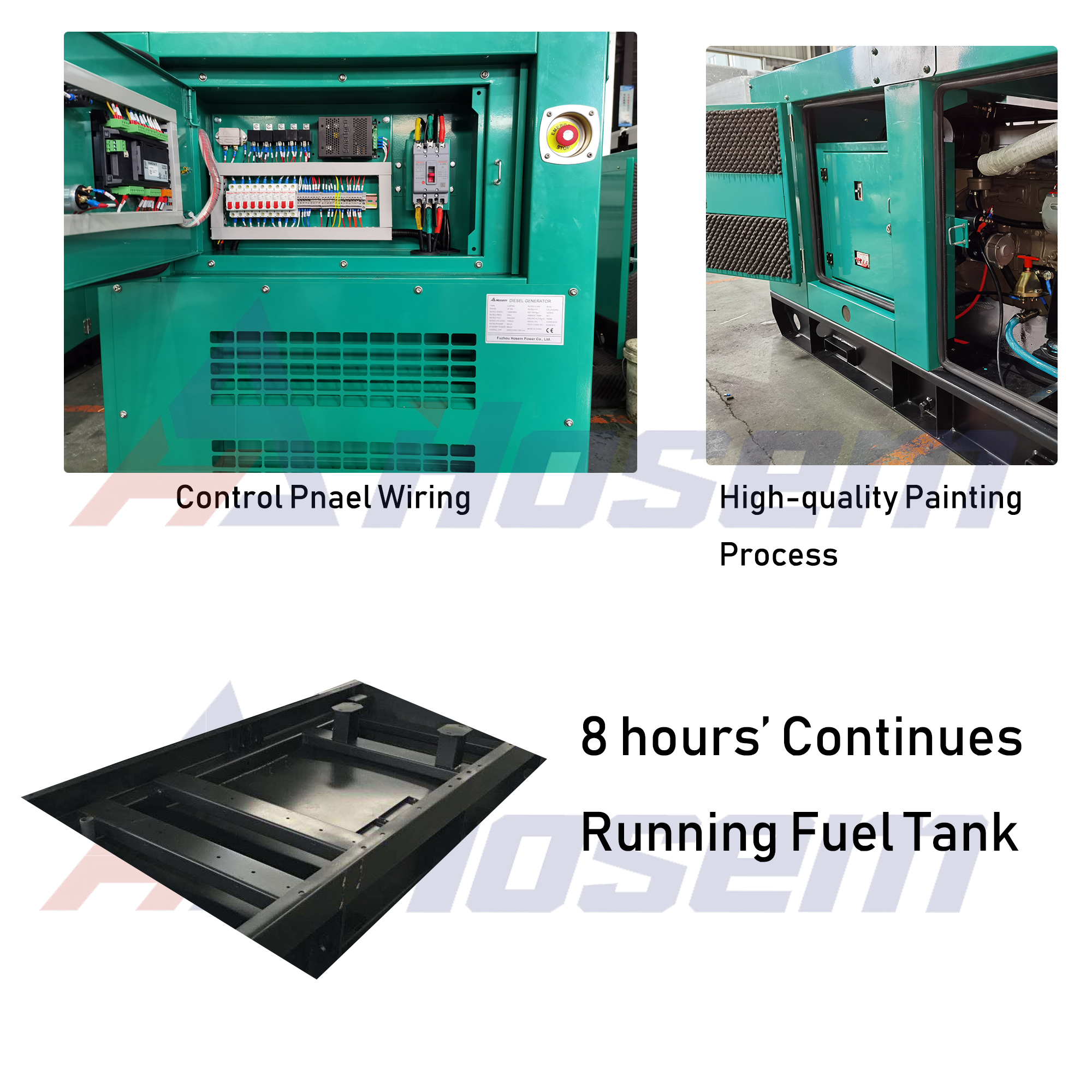 15kVA 20kVA 30kVA 40kVA 60kVA Ricardo Generator , Euro CE/ ISO9001 Standard , Super Silent , Rainproof