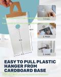 Door Hanger Bags 6 X 12 Inches - Clear Door Hanger Bags Protects Flyers,
