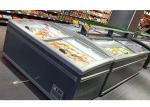 Commercial Supermarket Display Island Chest Freezer Showcase Refrigeration With