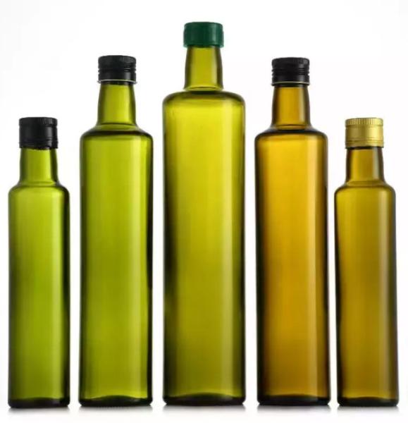 50ml 100ml 250ml 500ml Clear Brown Green Cooking Olive Oil Glass Bottles Hot