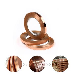 Quality 99.9% Pure Copper Coil C10100 C1220 T2 Copper Strip Long Lasting wholesale