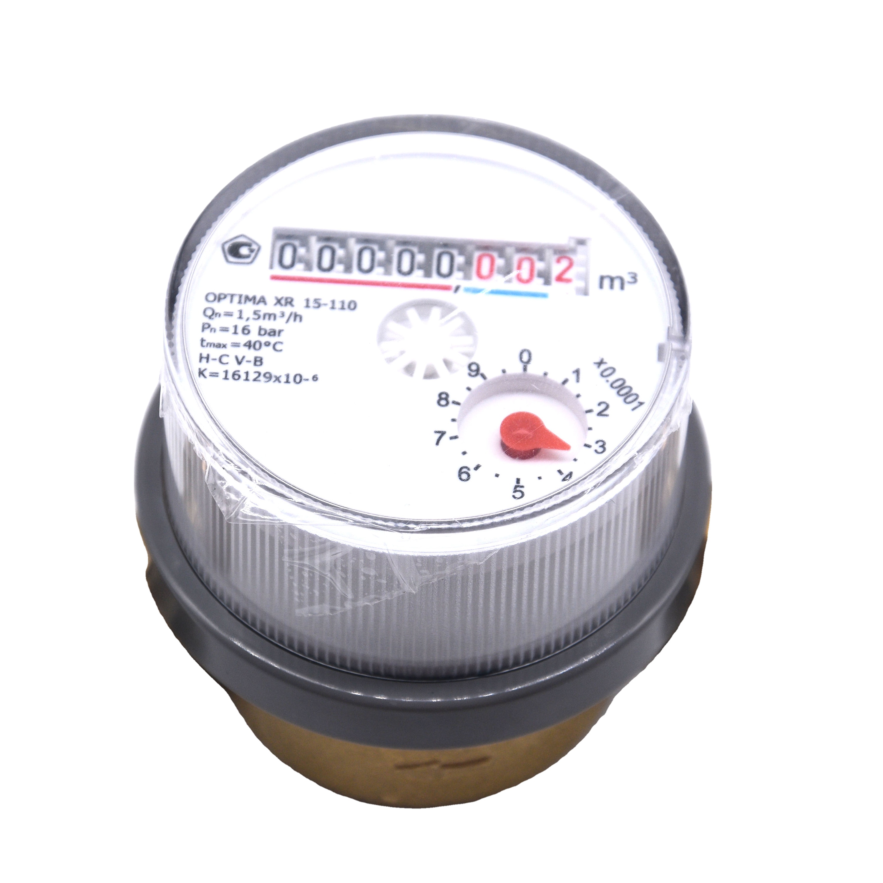 DN15 High precision brass single flow water meter