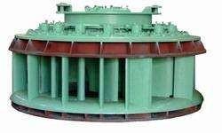 Quality Static Silicon Brushless Kaplan Vertical Hydro Turbine 1200kw 50m Water Head wholesale