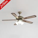 Traditional Ceiling Fan Light Satin Nickel Body 3 Light Kit AC Motor