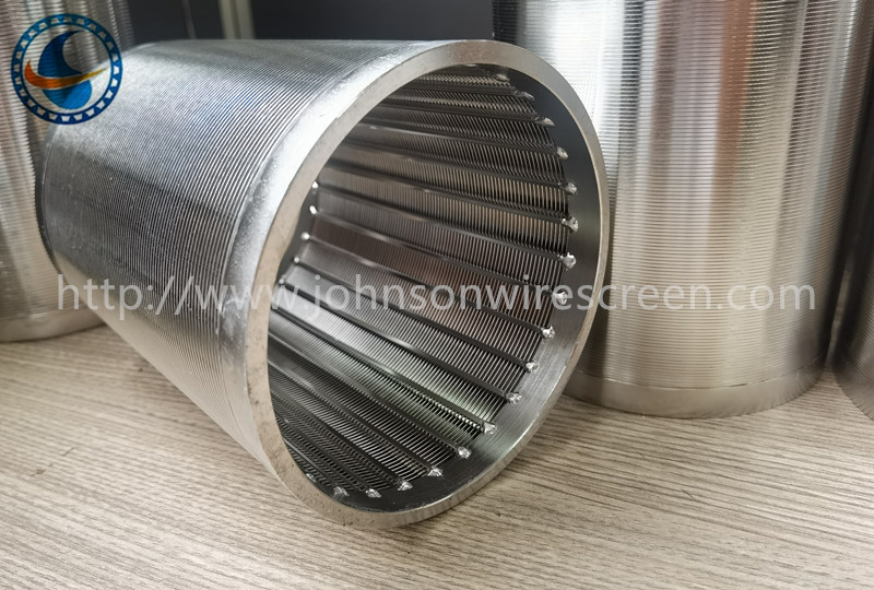 114mm Wedge Wire Strainer Stainless Steel 304 Screen Filter Pipe