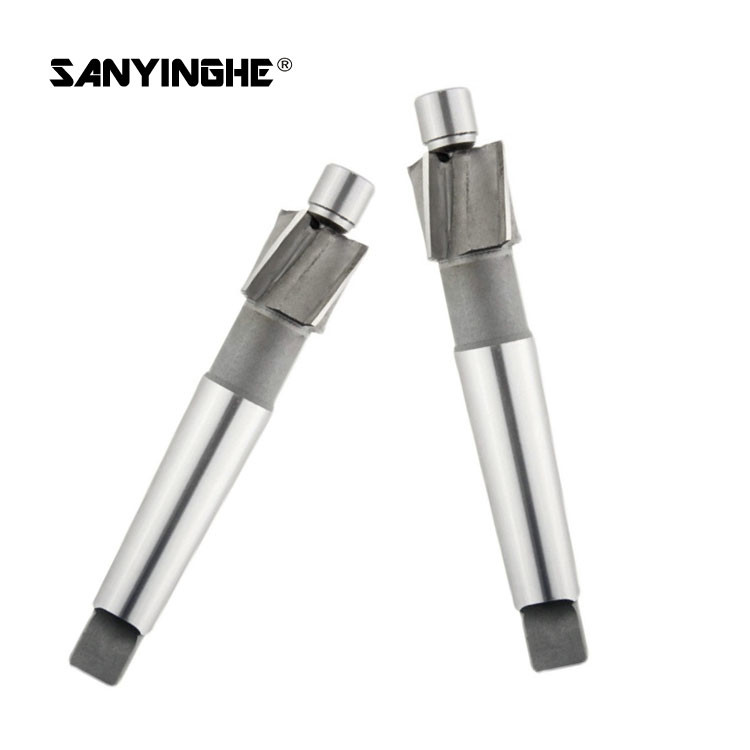 Deep Hole Carbide Milling Cutte Taper Shank Countersink Deburring Drill Bit