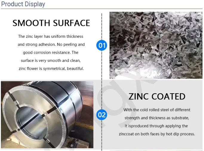 Dc01 Dc06 Galvanized Steel Coils