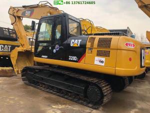 Quality Yellow Color Cat Crawler Excavator 320d 20t Excavator 2013 Year 1m3 Bucket Size wholesale