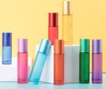 Leak Proof Frosted Essential Oil Roller Bottles OEM ODM Screen Printing