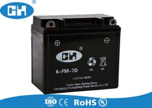 Quality Sealed AGM Motorcycle Battery , 12v 7ah Scooter Battery / Heavy Duty Motorcycle Battery wholesale