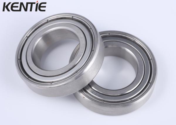 Stainless Steel 304 closed Ball Bearing , 6006ZZ Single Row Ball Bearing Compact