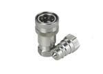 SS316 Faster Hydraulic Quick Couplers , KZESS-SF SERIES Interchange Quick