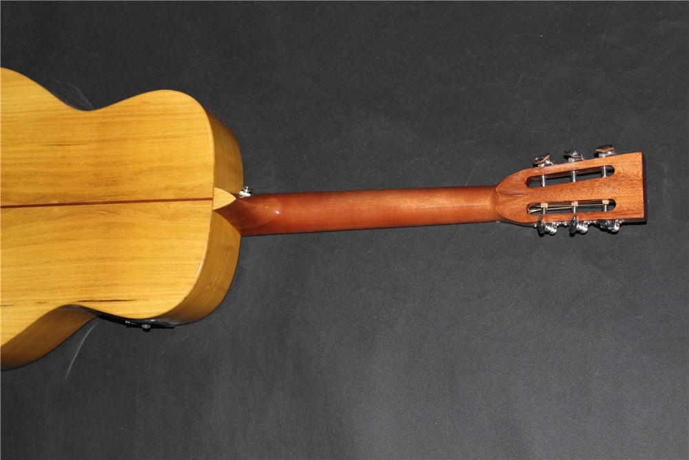 AAAA all Solid imported melburry wood OOO15m body custom acoustic electric guitar