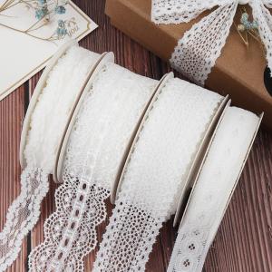 Quality 2020 hot sale lace edge flower ribbon shoe accessories wholesale
