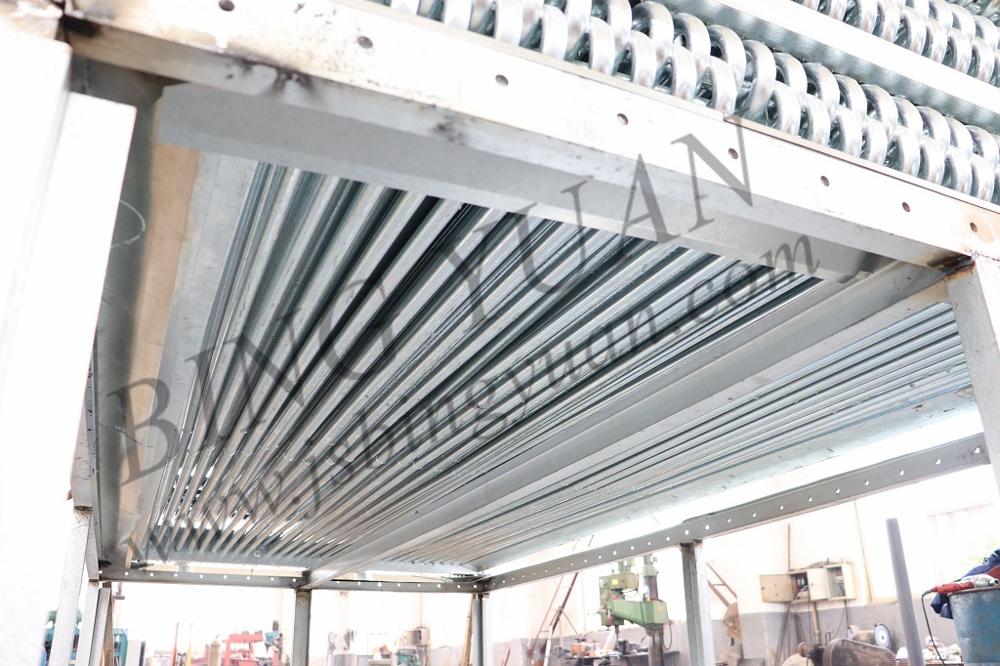 Silver R404A Evaporative Condenser Aluminum Refrigeration Row