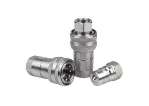 Quality ISO7241B Hydraulic Stainless Steel Quick Couplings CNC Machining Oil Tools wholesale