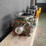 Industrial 40cm Cement Rotary Feeder Pneumatic Valve 304SS Material Cleaning