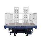 10t Grade Van-type Lowbed Trailer for Excavator 30/80/100 Tons Transportation