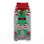 Pet Dog Sweaters Christmas Clothes With Plush Balls Teddy Golden Retriever