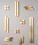 OEM 20mm Aluminium Petal Kitchen Cupboard Handles For Cabinet