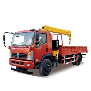 Quality Dongfeng 8 Ton Lifting Machinery Straight Boom Lorry Crane With Hydraulic Parts wholesale