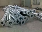 Hot Dip Galvanization CCTV Camera Mounting Post Anti Corrosion