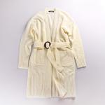 Ladies Cream Longline Belted Cardigans S M L XL