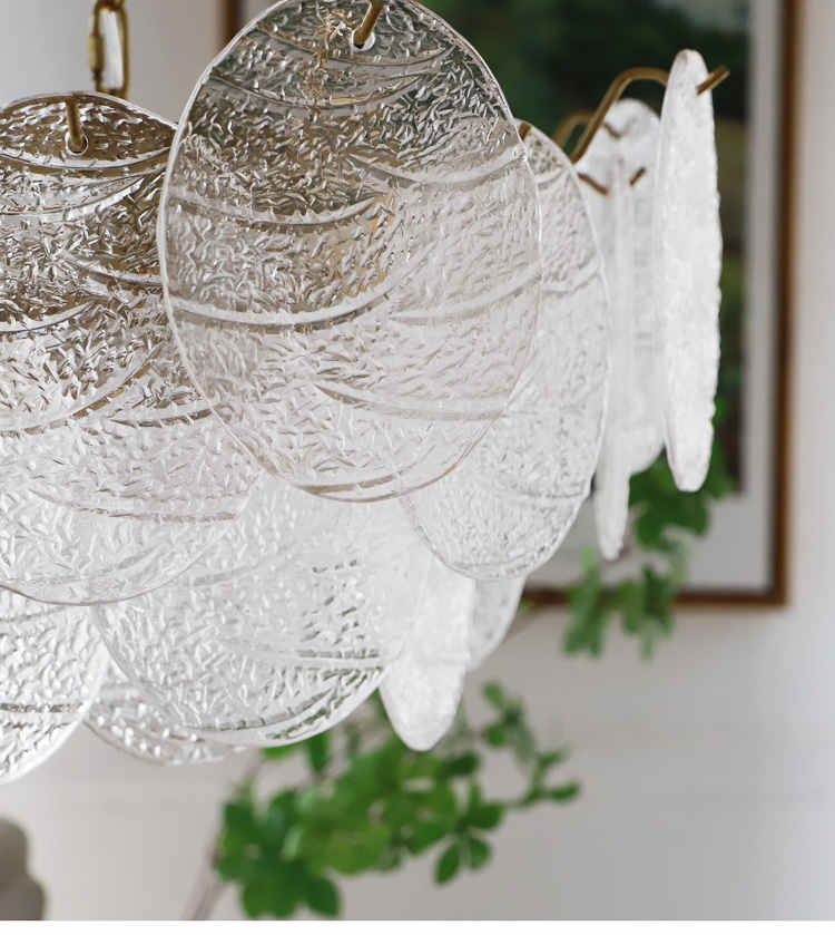 Modern Frosted Diamond Glass Chandelier Luxury Lustre Lighting（WH-CY-251）